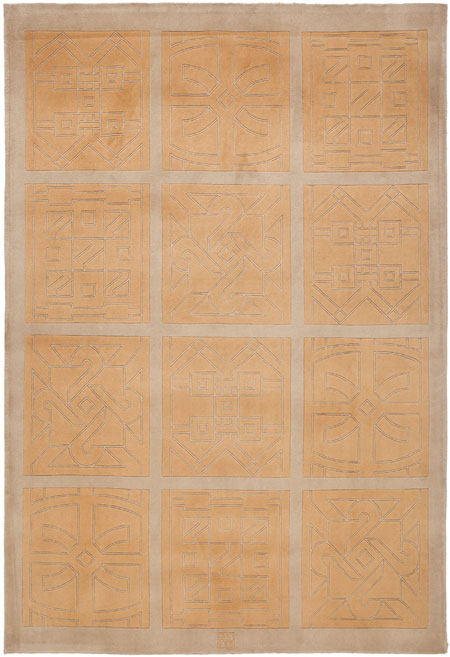 ADT Naskhi Citrus<br />100% wool<br />6'x9'<br /><br /><br />