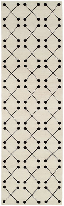 Domino<br />wool & silk<br />3'x8'<br /><br /><br />