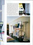 Elle Décor, October 2004, Gene Meyer rugs featured in Amy Fine Collins' Home